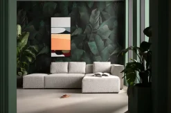 KARE Ecksofa Infinity Ottomane Macchiato Rechts