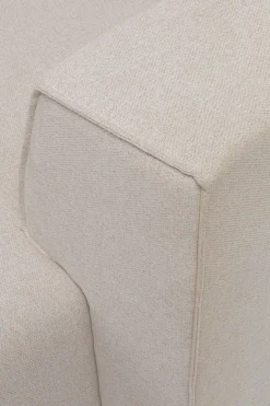 KARE Ecksofa Infinity Ottomane Creme Rechts