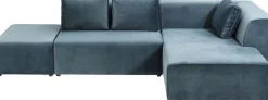 KARE Ecksofa Infinity Velvet Ocean Rechts