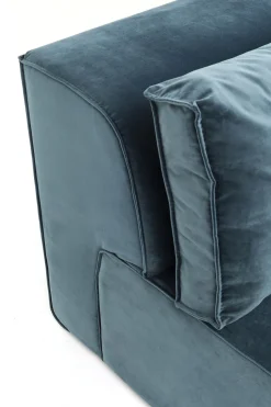 KARE Ecksofa Infinity Velvet Ocean Rechts