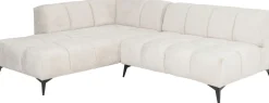 KARE Ecksofa Nia Creme Links 250cm