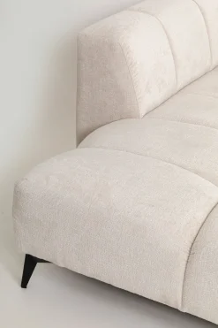 KARE Ecksofa Nia Creme Links 250cm