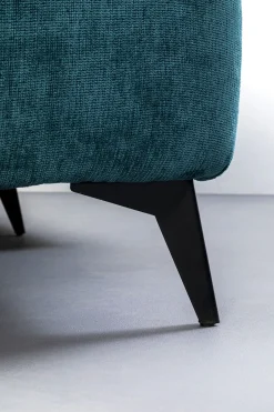 KARE Ecksofa Nia Glam Dunkelgrün Links 250cm