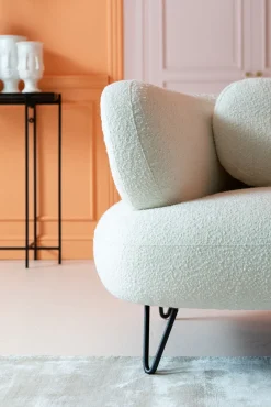 KARE Ecksofa Peppo Weiß