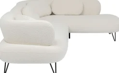 KARE Ecksofa Peppo Weiß