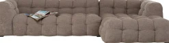 KARE Ecksofa Salamanca Hellbraun Rechts 320cm