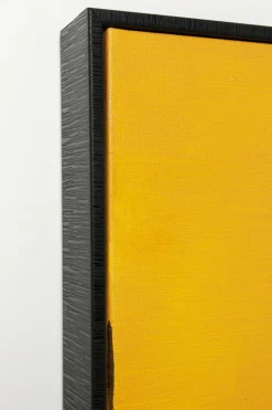 KARE Gerahmtes Bild Abstract Shapes Gelb 113x113cm