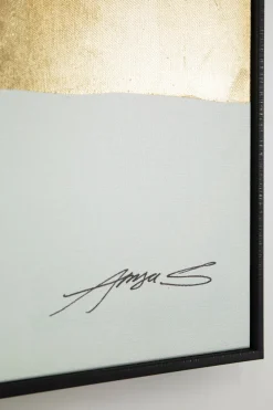 KARE Gerahmtes Bild Abstract Shapes Grün 73x143cm