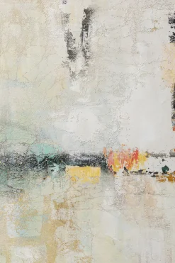 KARE Gerahmtes Bild Dust Gold 120x120cm