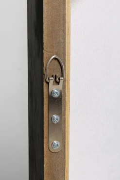 KARE Gerahmtes Bild Dust Grau 100x100cm