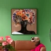 KARE Gerahmtes Bild Flower Hair 120x120cm