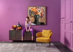 KARE Gerahmtes Bild Flower Hair 120x120cm