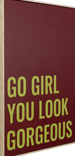 KARE Gerahmtes Bild Go Girl 50x70cm