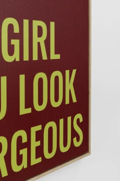 KARE Gerahmtes Bild Go Girl 50x70cm