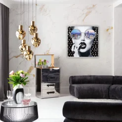 KARE Gerahmtes Bild NY View 80x80cm