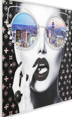 KARE Gerahmtes Bild NY View 80x80cm