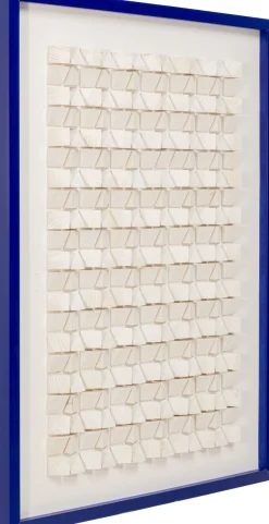 KARE Gerahmtes Bild Origami Weiß 74x104cm