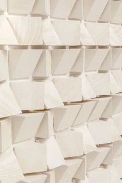 KARE Gerahmtes Bild Origami Weiß 74x104cm