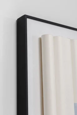 KARE Gerahmtes Bild Shadow Skyline Blue 160x60cm