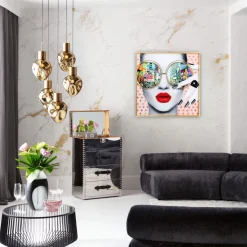 KARE Gerahmtes Bild Times Square View 80x80cm