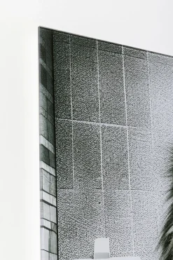 KARE Glasbild Bath Lion 60x80cm