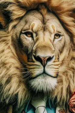 KARE Glasbild Mister Lion 150x100cm