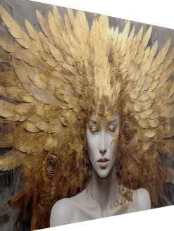 KARE Glasbild Muse Celestial 120x80cm