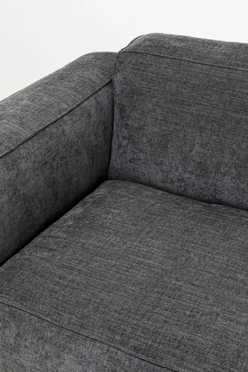 KARE Henry Elements 3-Sitzer Grau Links