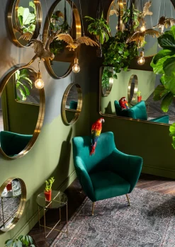 KARE Hängeleuchte Animal Owl Gold 60cm