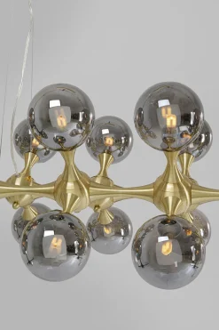 KARE Hängeleuchte Atomic Balls Brass 140cm