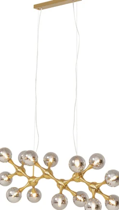 KARE Hängeleuchte Atomic Balls Brass 190cm