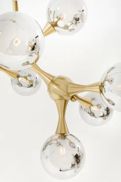 KARE Hängeleuchte Atomic Balls Brass 190cm