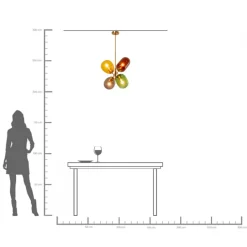 KARE Hängeleuchte Balloon Dance 85cm