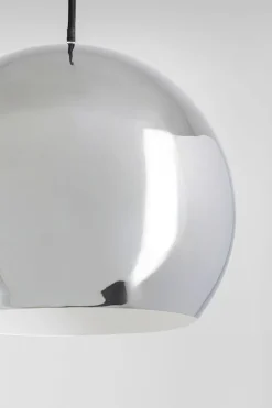 KARE Hängeleuchte Caldaia Silber Ø25cm