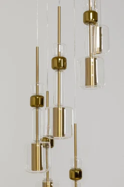 KARE Hängeleuchte Candy Bar Gold Ø44cm