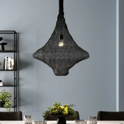 KARE Hängeleuchte Cocoon Schwarz Ø89cm