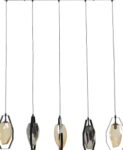 KARE Hängeleuchte Diamond Fever Dining Schwarz 110cm