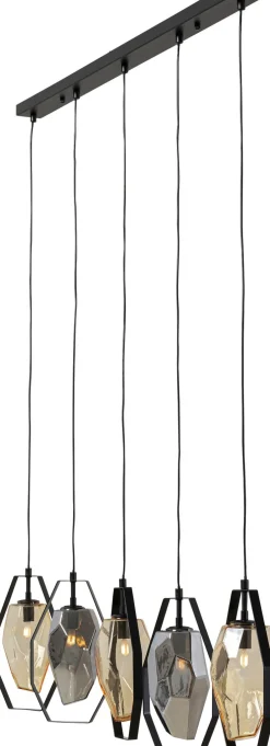 KARE Hängeleuchte Diamond Fever Dining Schwarz 110cm