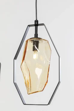 KARE Hängeleuchte Diamond Fever Dining Schwarz 110cm