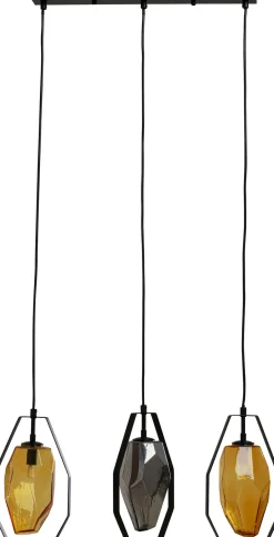 KARE Hängeleuchte Diamond Fever Dining Schwarz 67cm