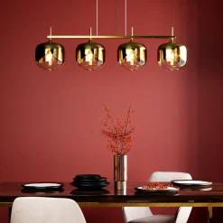 KARE Hängeleuchte Golden Goblet Quattro Ø25cm