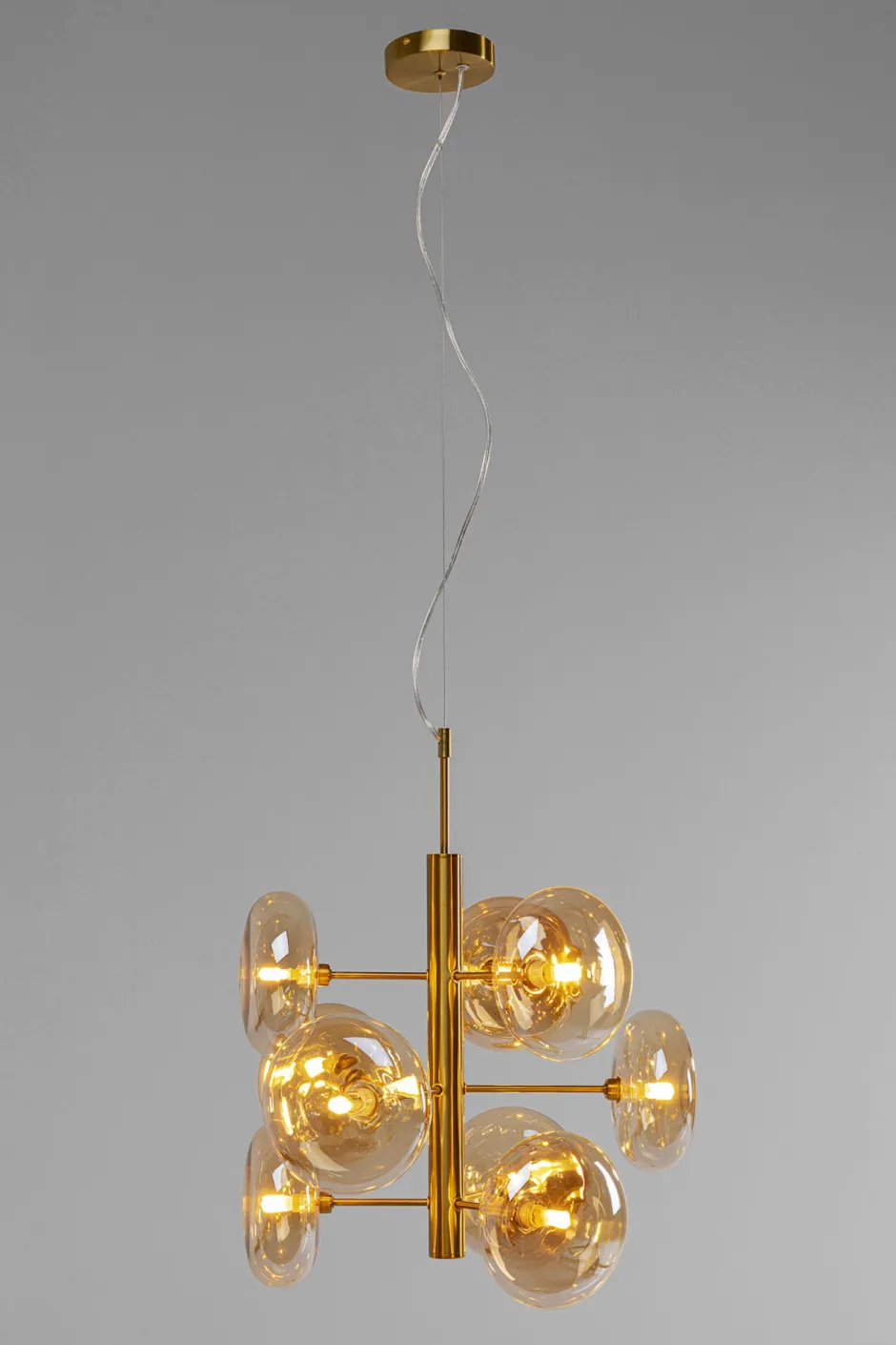 KARE Hängeleuchte Headlight Brass