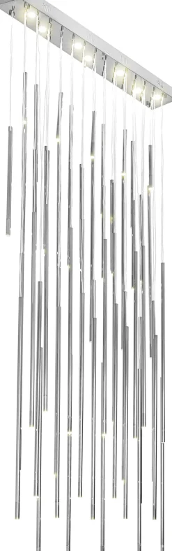 KARE Hängeleuchte Living Vegas Deluxe Chrome LED