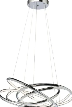 KARE Hängeleuchte Saturn LED Chrome Big