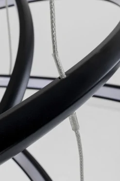 KARE Hängeleuchte Saturn Schwarz Ø72cm