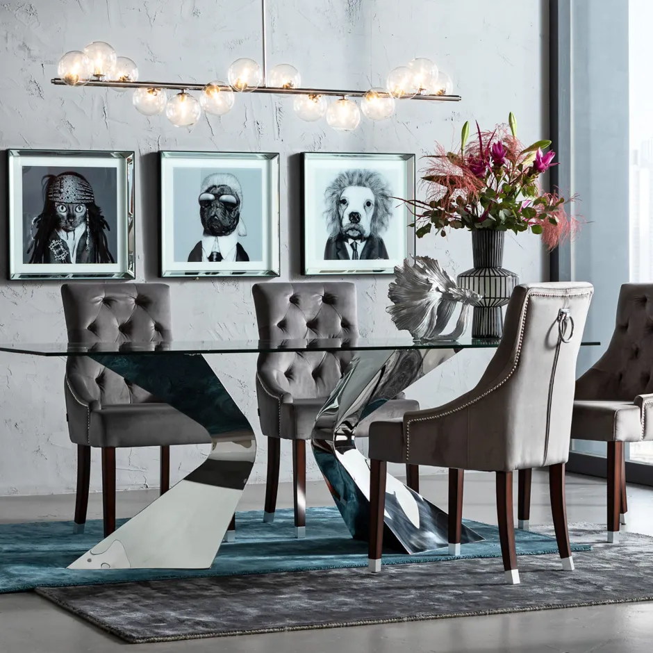 KARE Hängeleuchte Scala Balls Chrome 155cm