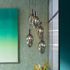 KARE Hängeleuchte Supernova Smoky Cinque Ø50cm