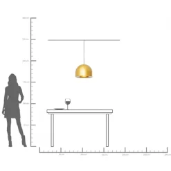 KARE Hängeleuchte Zen Gold Ø40cm
