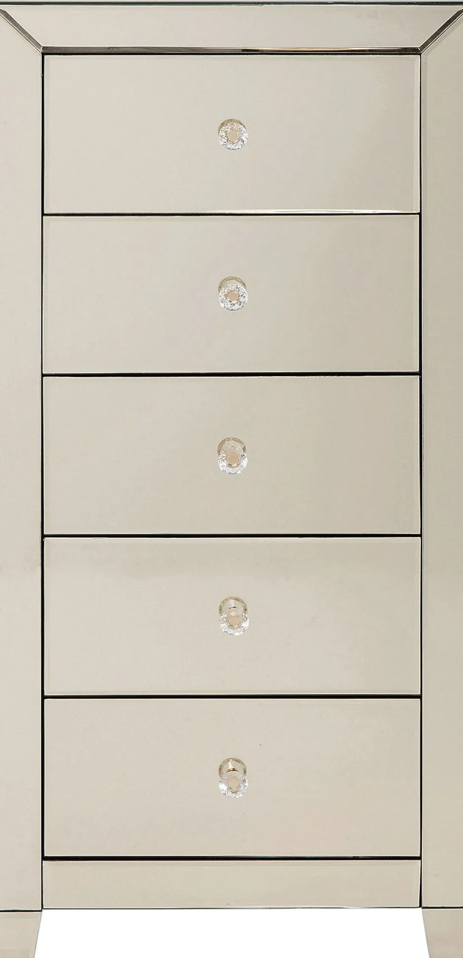 KARE Hochkommode Luxury Pearl 5 Schübe