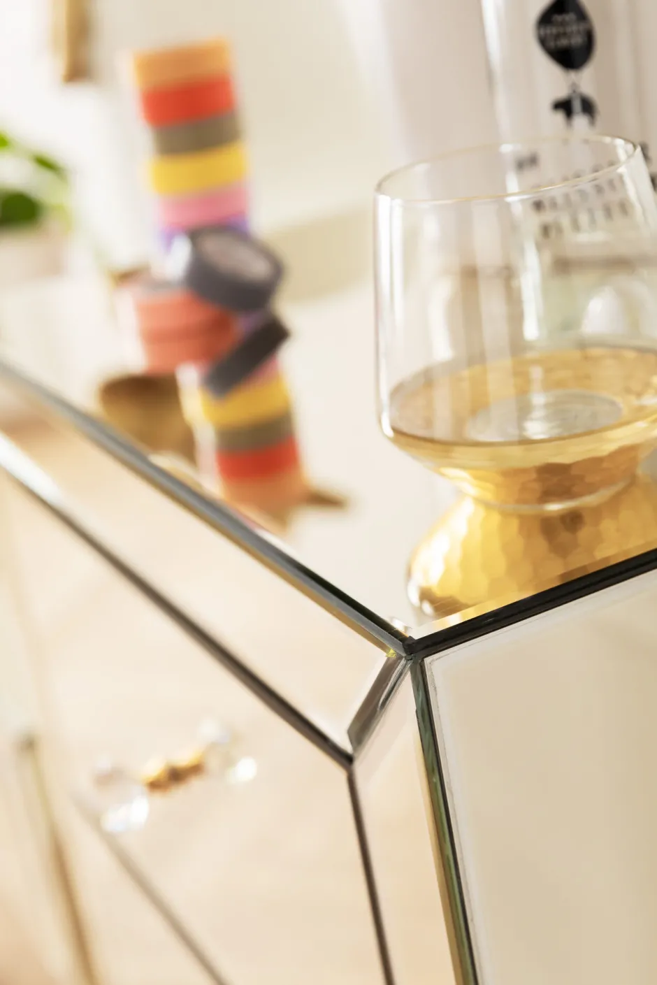 KARE Hochkommode Luxury Pearl 5 Schübe